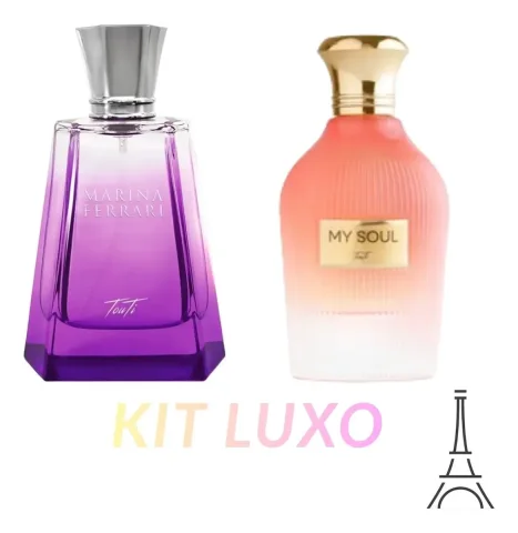 Kit 2 Perfumes Feminino Touti Vip My Soul + Marina Ferrari 4.7 Avaliação 4.7 de 5. 19 opiniões. (19)