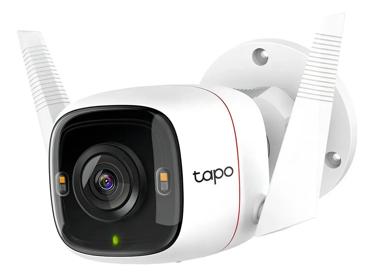 Câmera de Segurança Wi-Fi Externa TP-Link Tapo C320WS 2K 4MP IP66 Branco