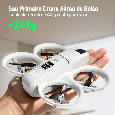 Drone Neo Com Câmera 4k Full Hd Wifi Cor Cinza 2 Baterias